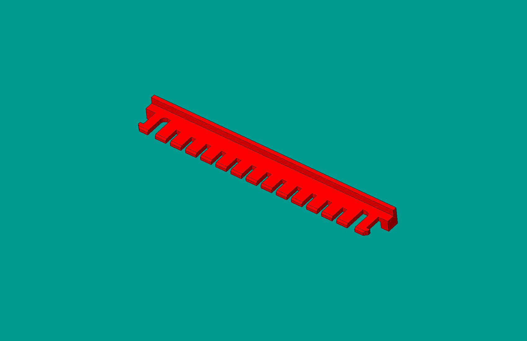 2.0間距，A2008S-15鎖片紅色