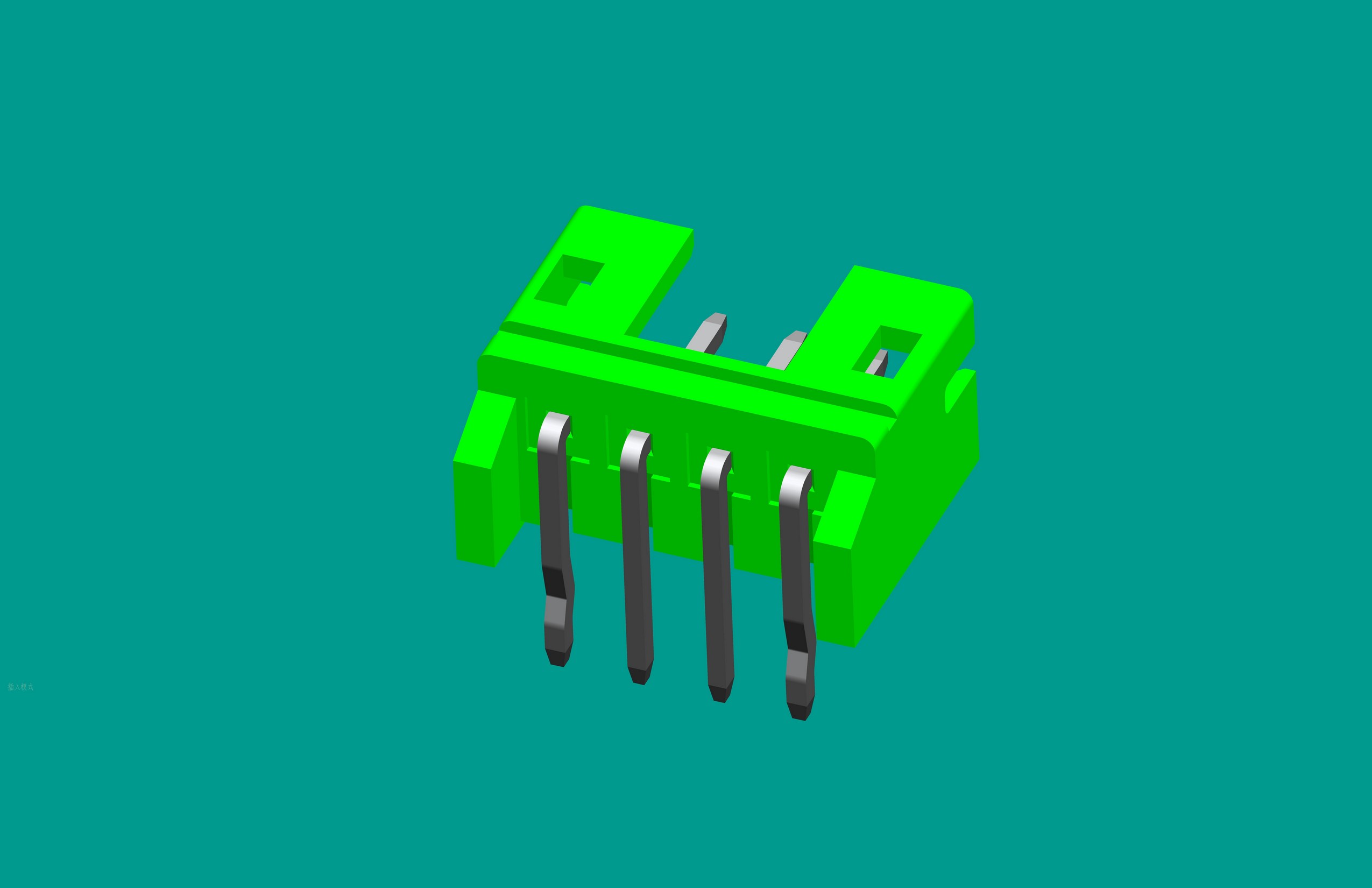 PH-4QA（有保護腳）綠色，普通PA66