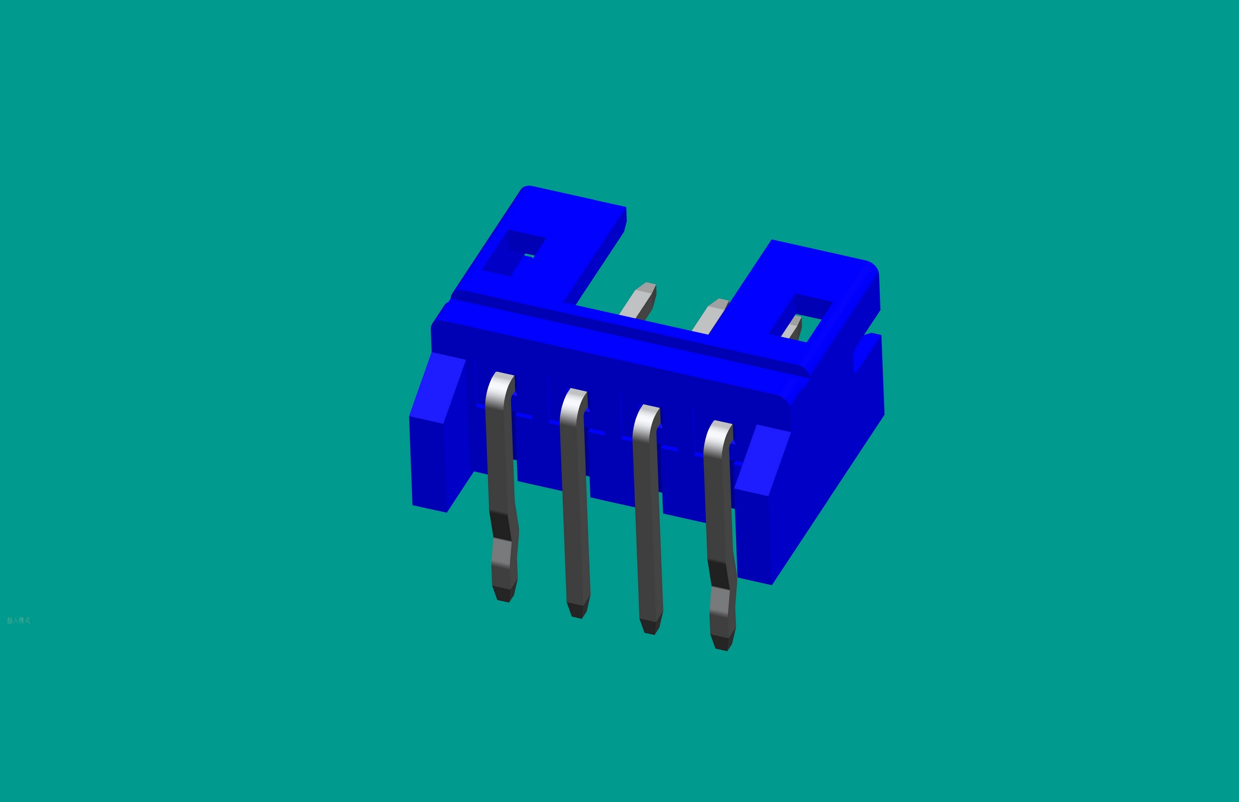 PH-4QA（有保護腳）藍色，普通PA66