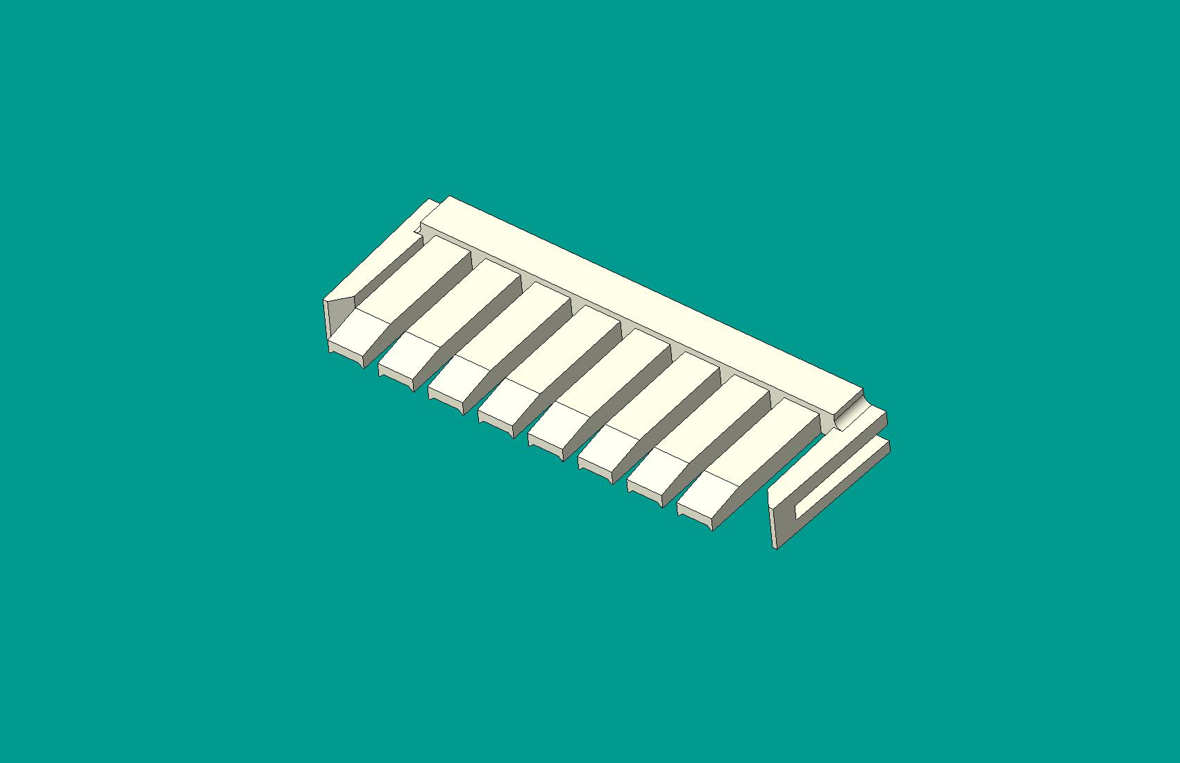 2.0間距，PNIS-08V鎖片