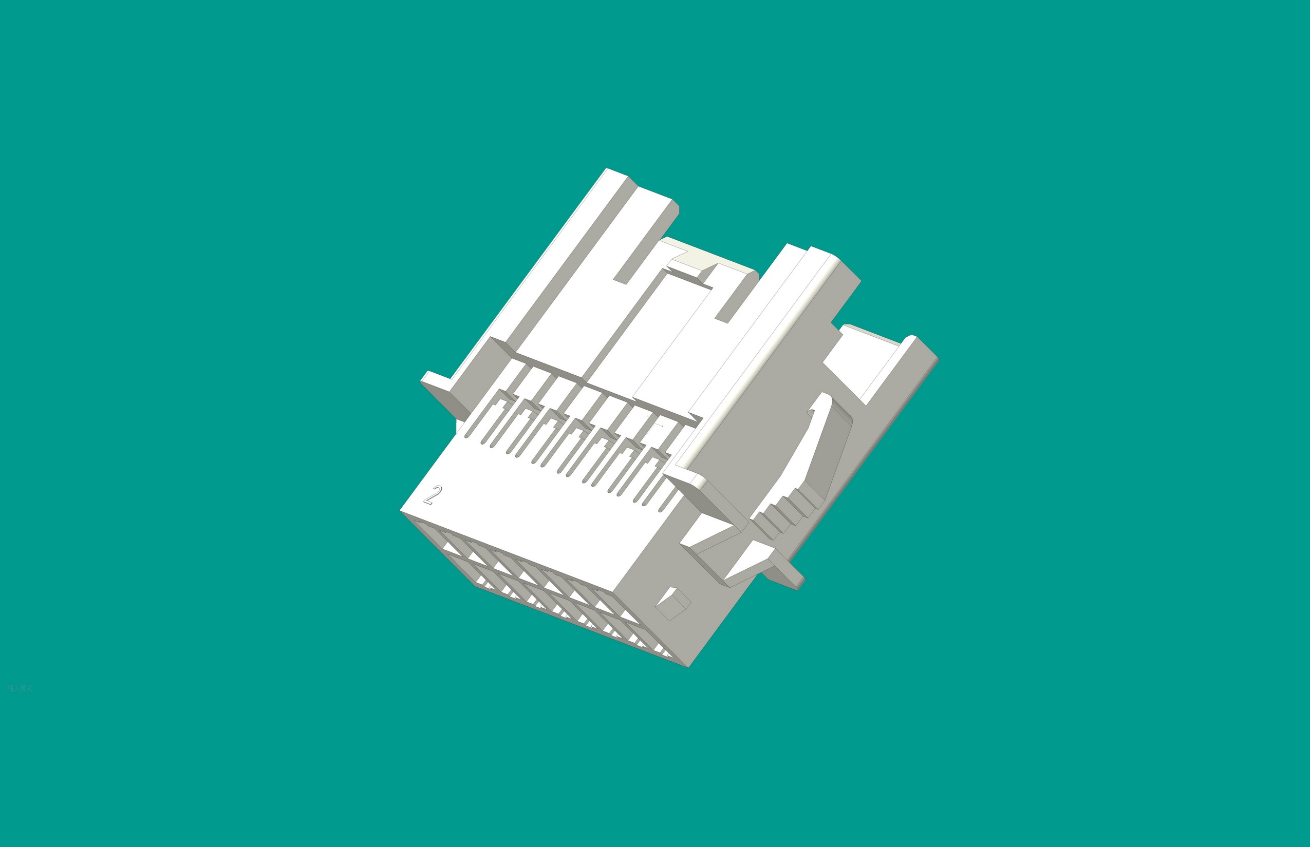 EP2.5-18R雙排插座-白色