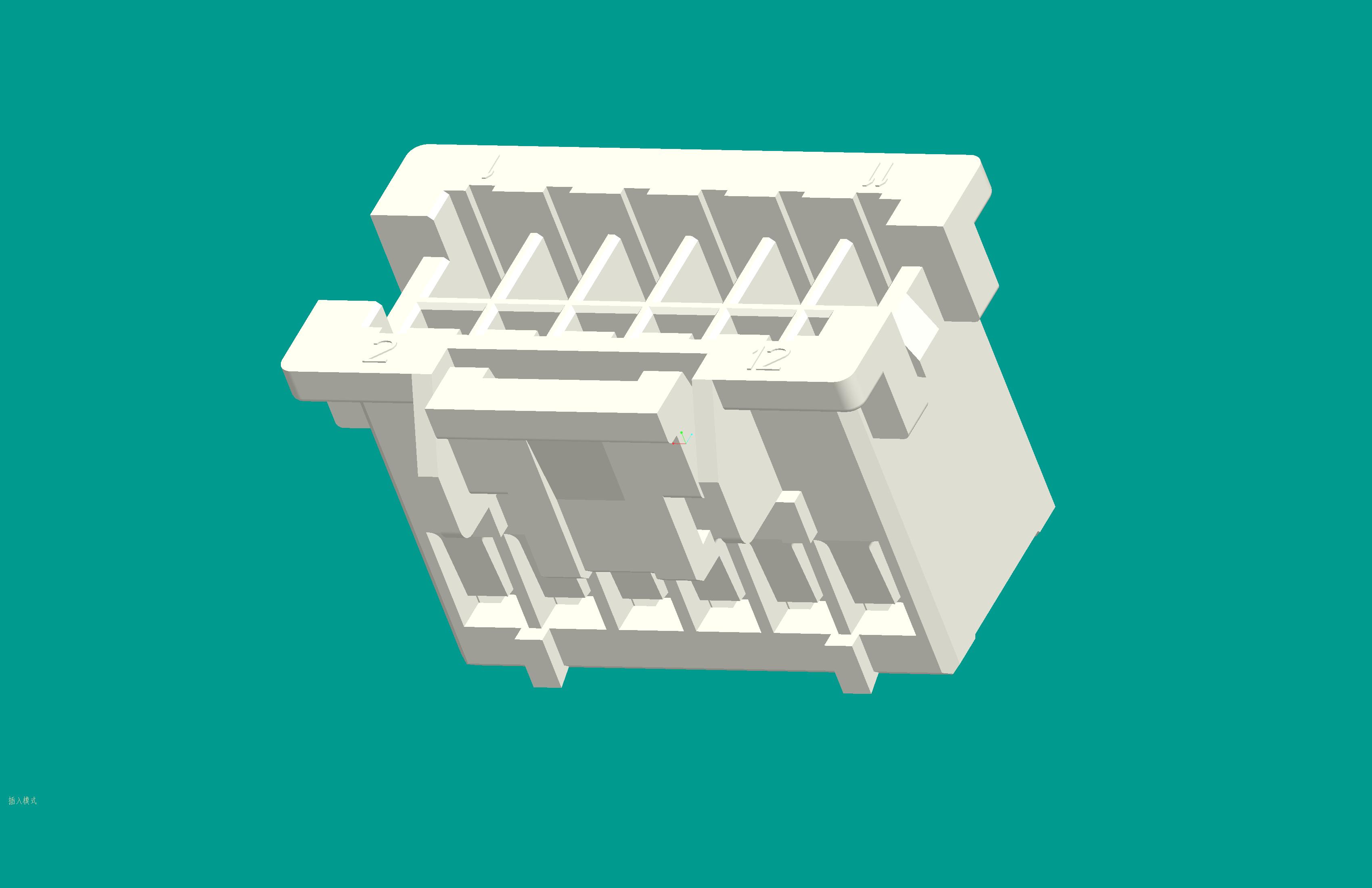 XAD-2×6P白色 PA66普通