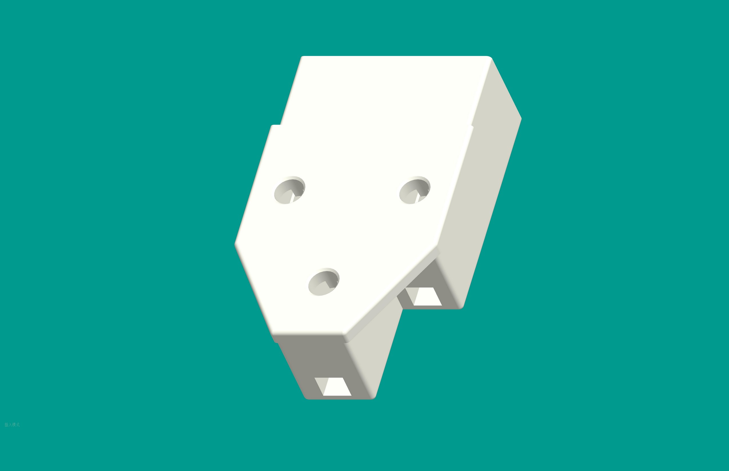 壓縮機(jī)塑件-3孔(不帶耳)-PBT+GF